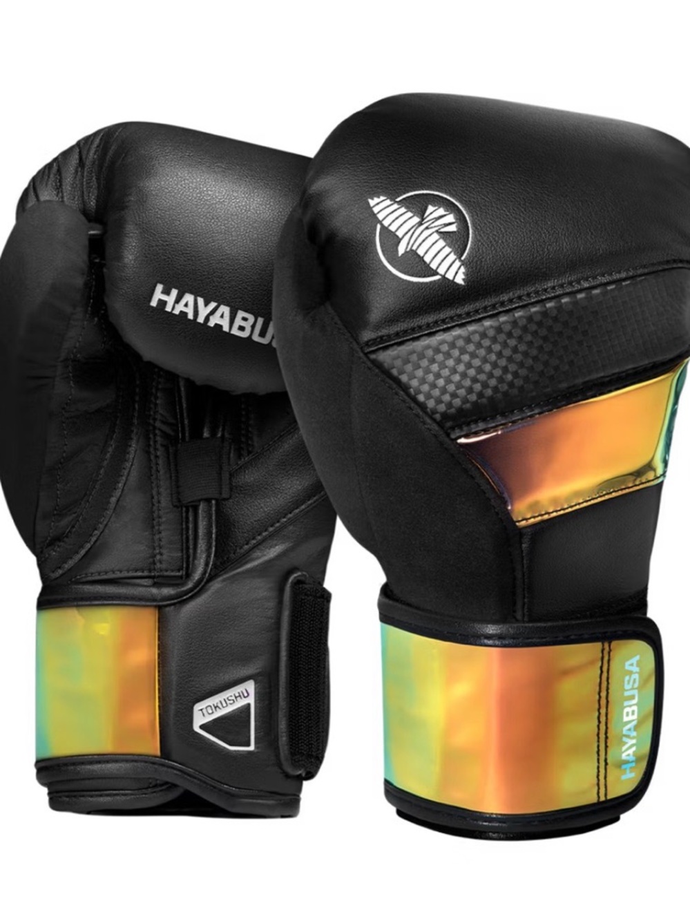 Black Iridescent Men's Boxing Gloves